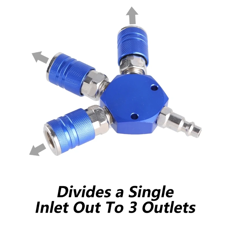 Соединители для воздушных шлангов dwan 3-ходовые фитинги 1/4 дюйма NPT компрессоров