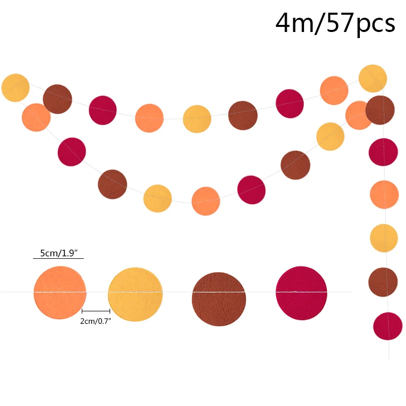 

Бумажные кленовые гирлянды YONGSNOW