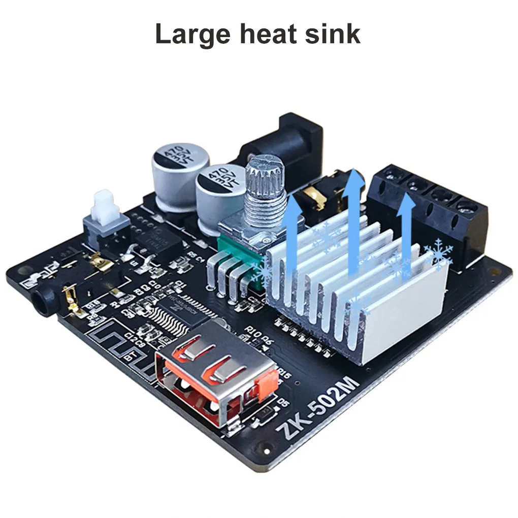 Мини-усилитель мощности Bluetooth 5 0