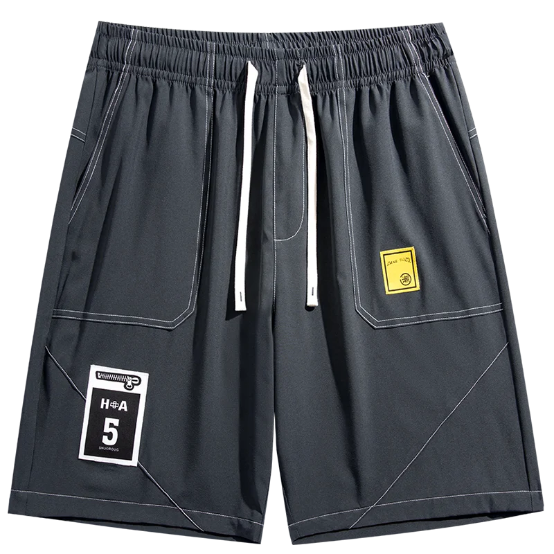 

2023 Ice Silk Casual Shorts Mens Sports Loose Middle Trousers Male Summer Work Shorts Plus Fat Plus Size Half Trousers Men M-8XL