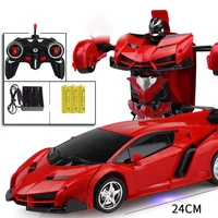118 remote control transforming car induction transforming robot rc car children racing car model toys for boys