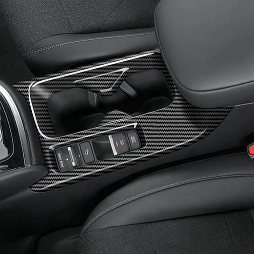 Автомобильная центральная консоль из углеродного волокна держатель стакана для