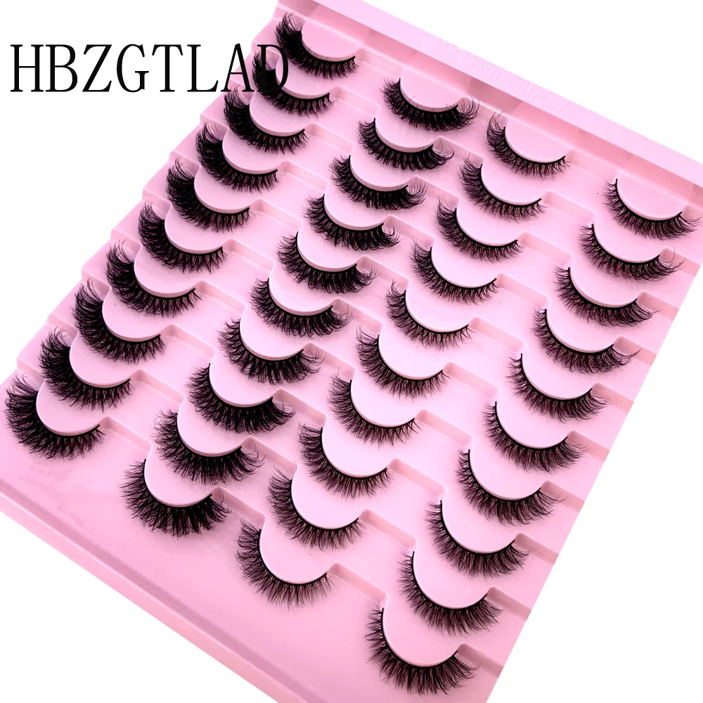 

NEW 20 Pairs 3D Faux Mink Eyelashes Natural Thick Long False Eyelashes Dramatic Fake Lashes Makeup Extension Eyelashes maquiagem