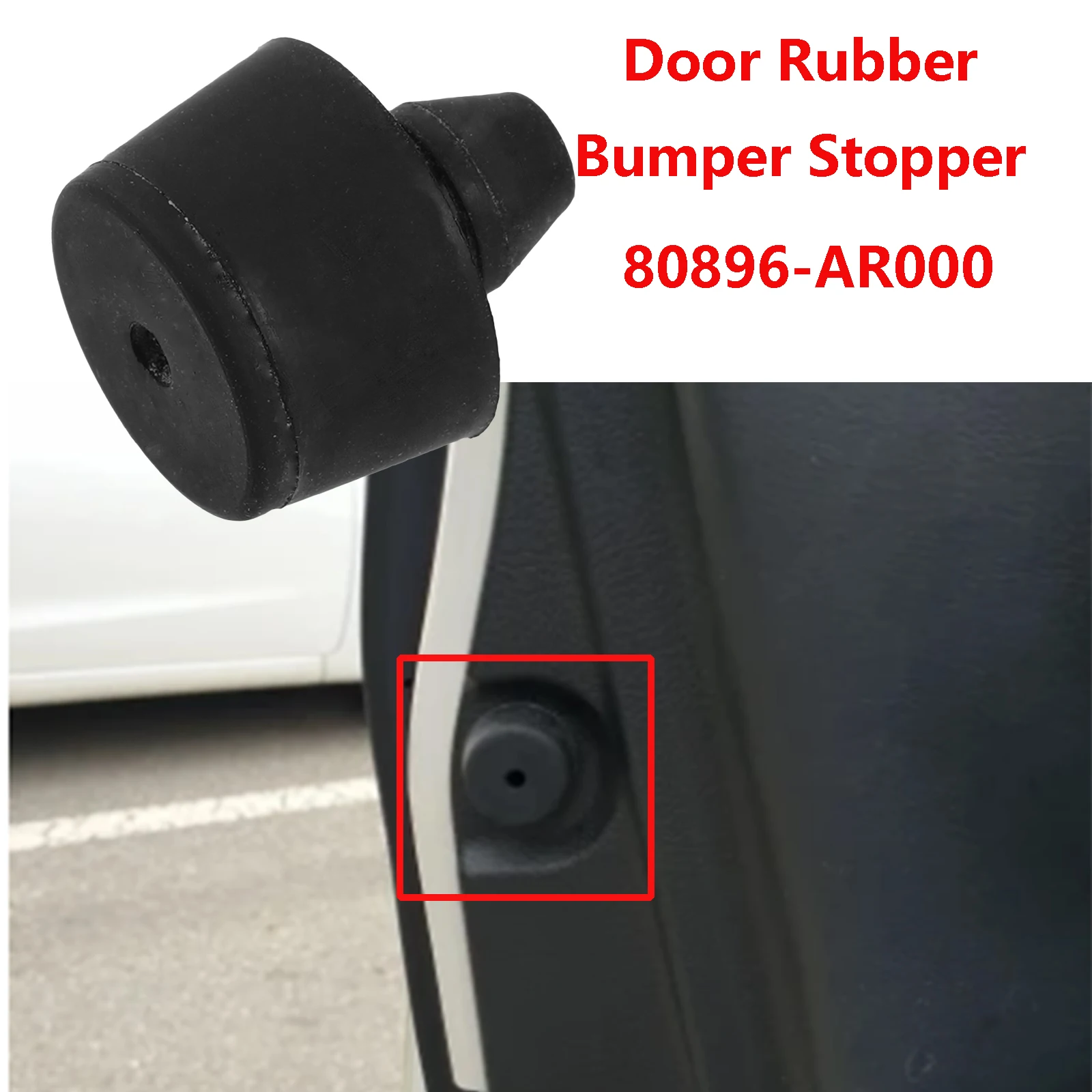 Фото Резиновый Бампер для Infiniti Q50/Q60/QX56/QX80/Q45, ограничитель для дверей автомобиля, автомобильные аксессуары 80896-AR000 №2