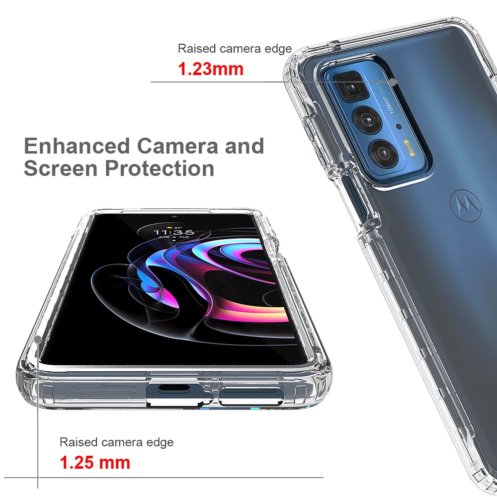 case for motorola edge 20 pro moto edge 20 lite g60s g60 g30 g20 g10 shockproof hybrid gradient color transparent phone case free global shipping