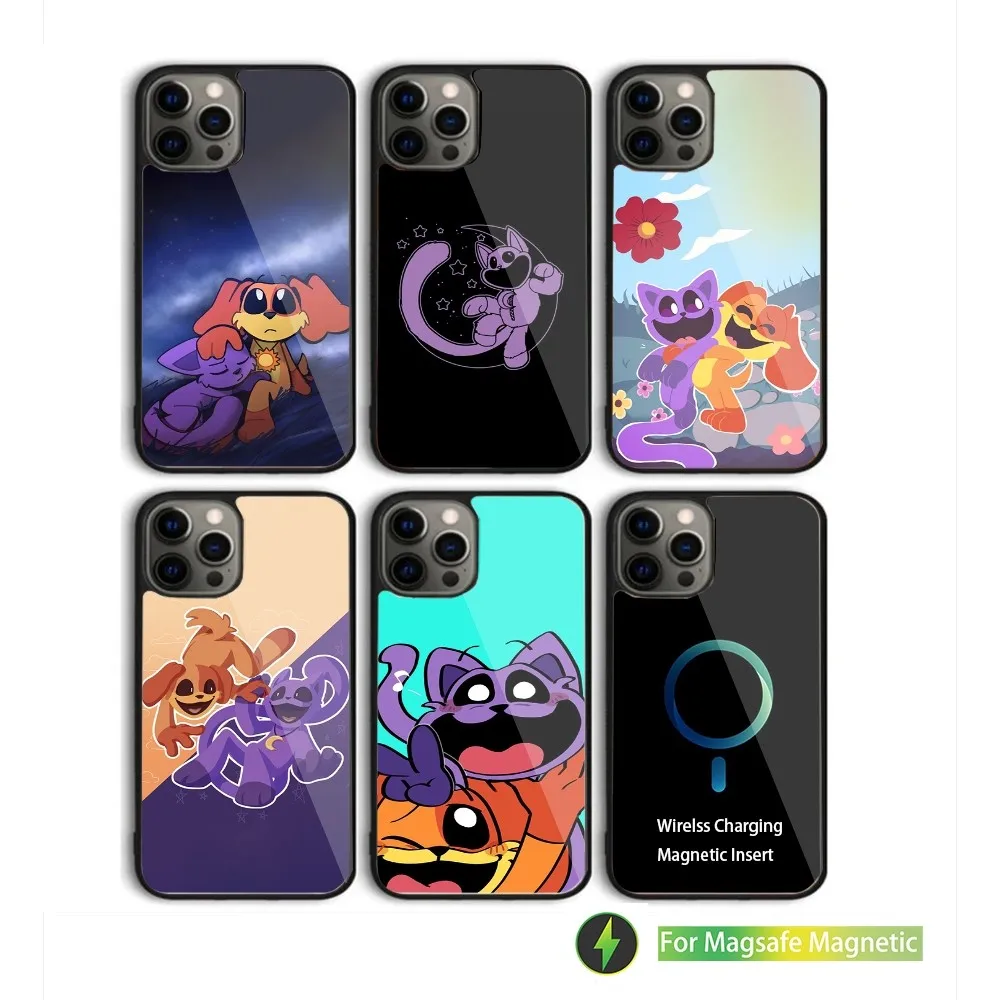 C-Catnap-S и D-Dogday чехол для телефона iPhone 15 14 13 12 11 Plus Pro Max Mini Magsafe Магнитная Беспроводная
