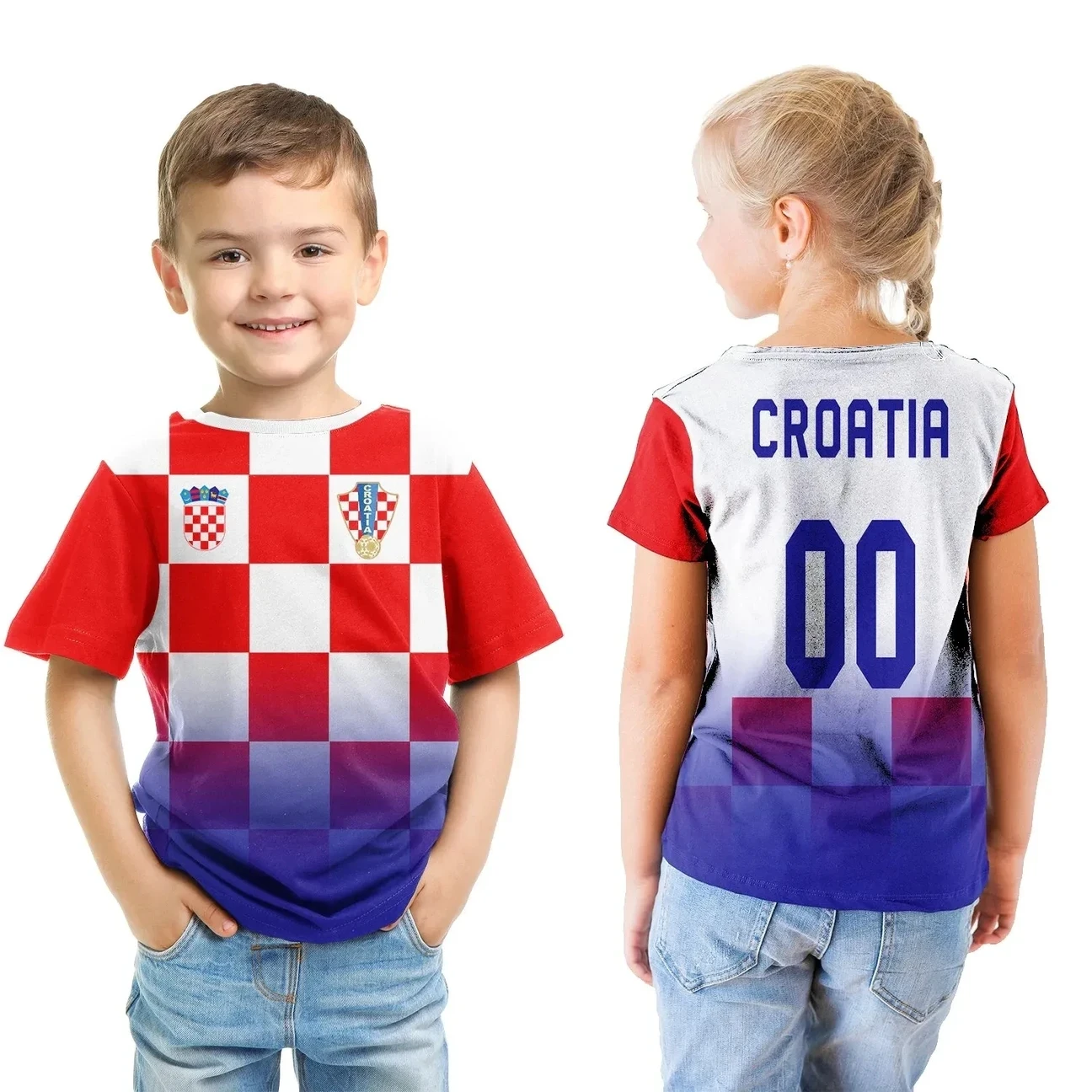 

T-shirt football 3D printed T-shirt boy/girl printed fun top short sleeved T-shirt