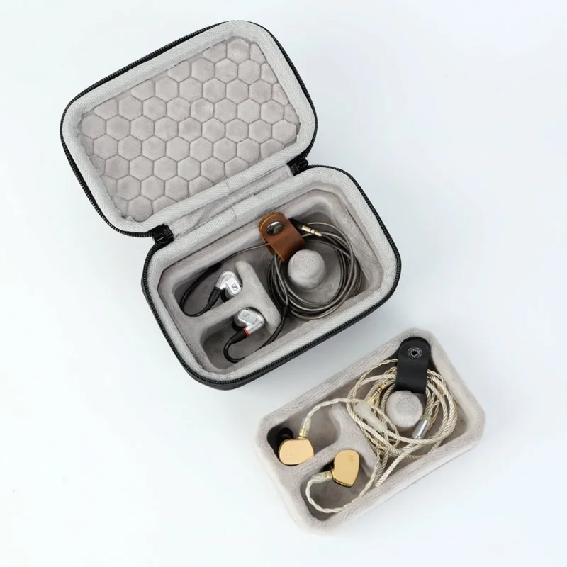 

Carrying Case Holder Organizer Storage Box for 64 Audio U6t U12T U18T A18 for Final A8000 Series HIFI Earbud Earphone Sleeve Bag