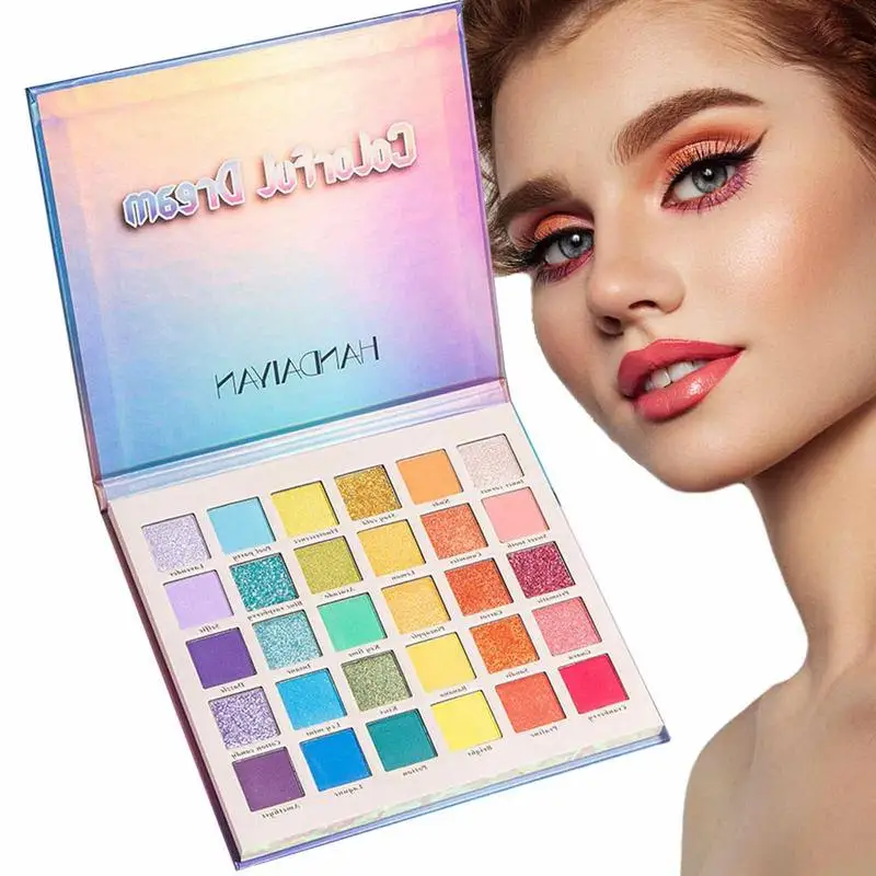 

Макияж тени для век легкая палитра теней для век 30 цветов сценический макияж мечта Радуга Палитра