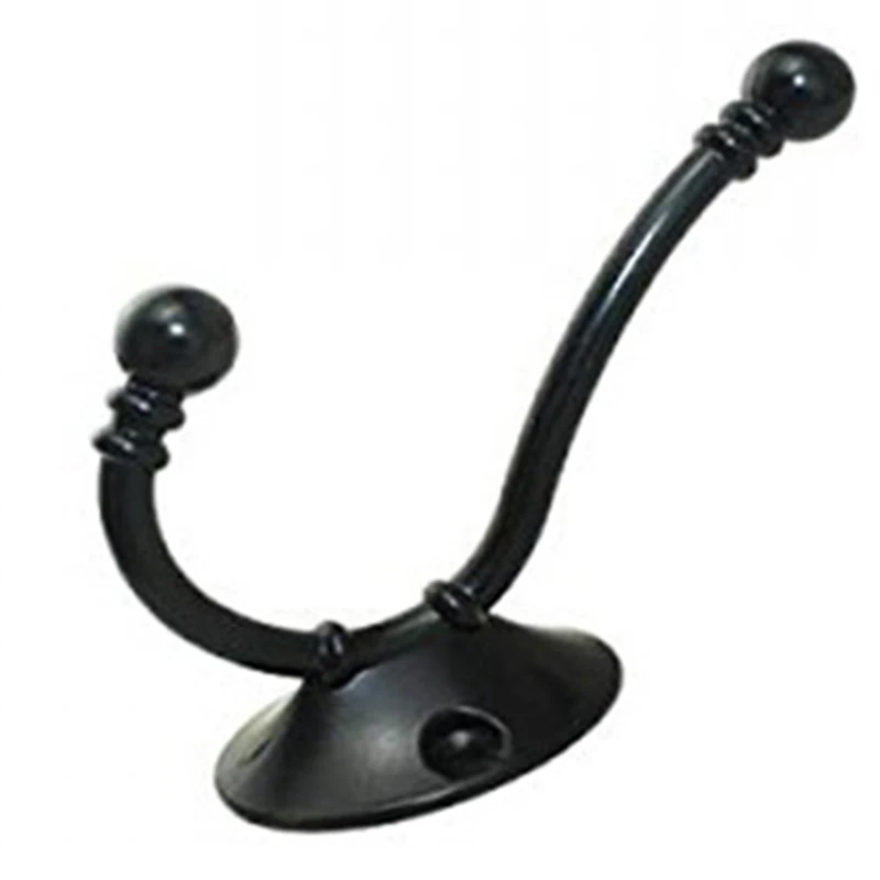 

5PCS Cloth Hook Hangers Vintage Iron Wall Hook European-Style Key Coat Bag Hat Hanging Robe Hooks For Home Bathroom With Screws