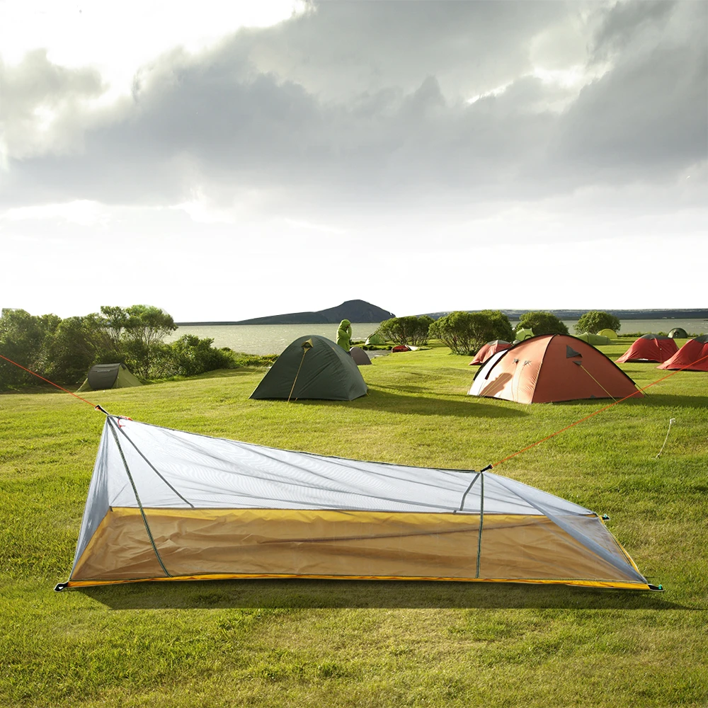 

Outdoor Camping Tent Travel Ultralight Beach Tent Waterproof 1-2 Person Outdoor Mosquito Net Hammock for Fishing Hiking Picnic