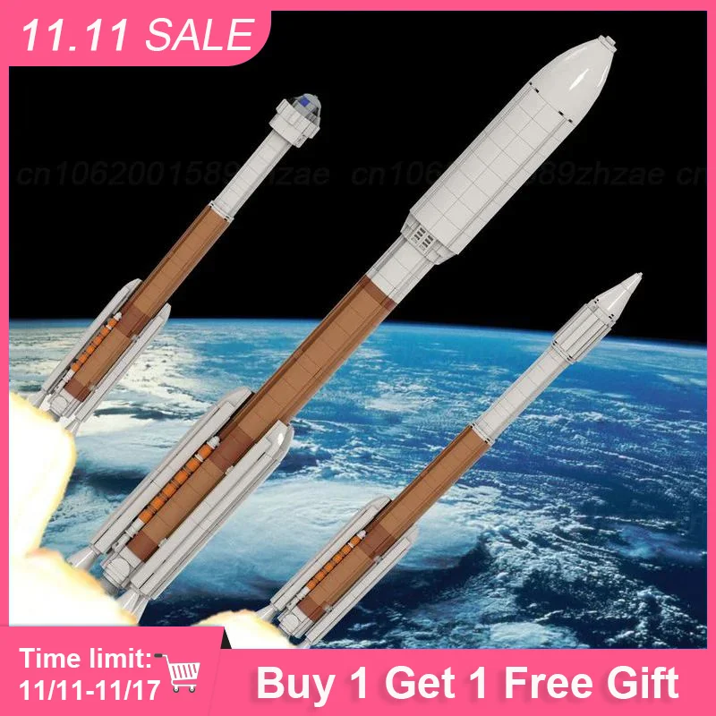 

MOC Building Blocks 1:110 Scale Atlas V Collector's Edition Model Space DIY Assemble Bricks Educational Xmas Toys Gifts 885PCS