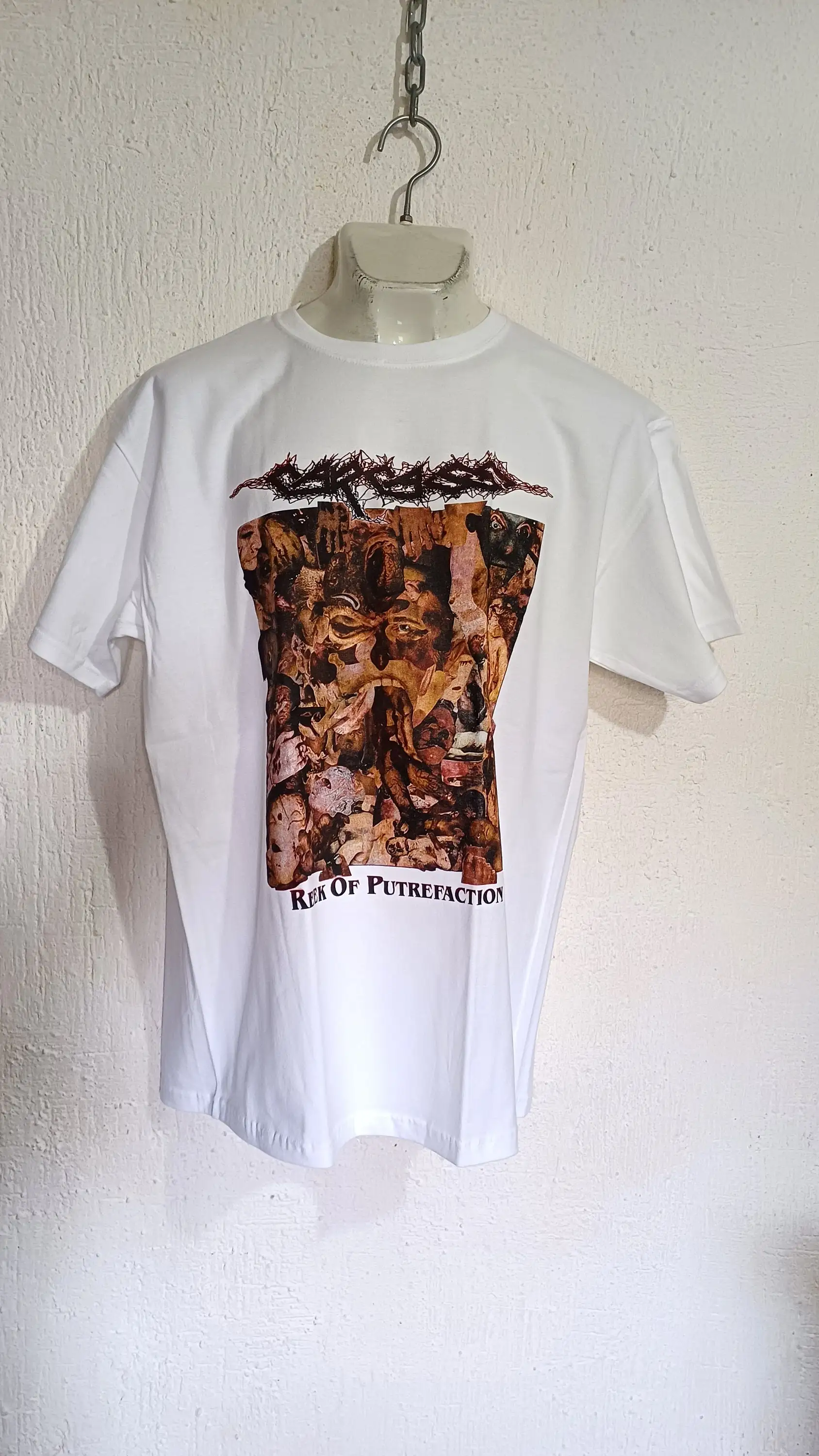 Футболка Carcass Reek of putrefaction напалм дез-метал избытый террорист - Цена: 1114
