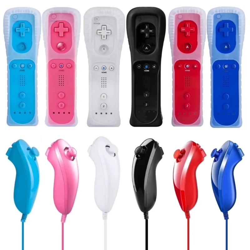 

Удаленный пульт дистанционного управления ler, Nunchuk ver. Цвета-Nintendo Wii (новинка)