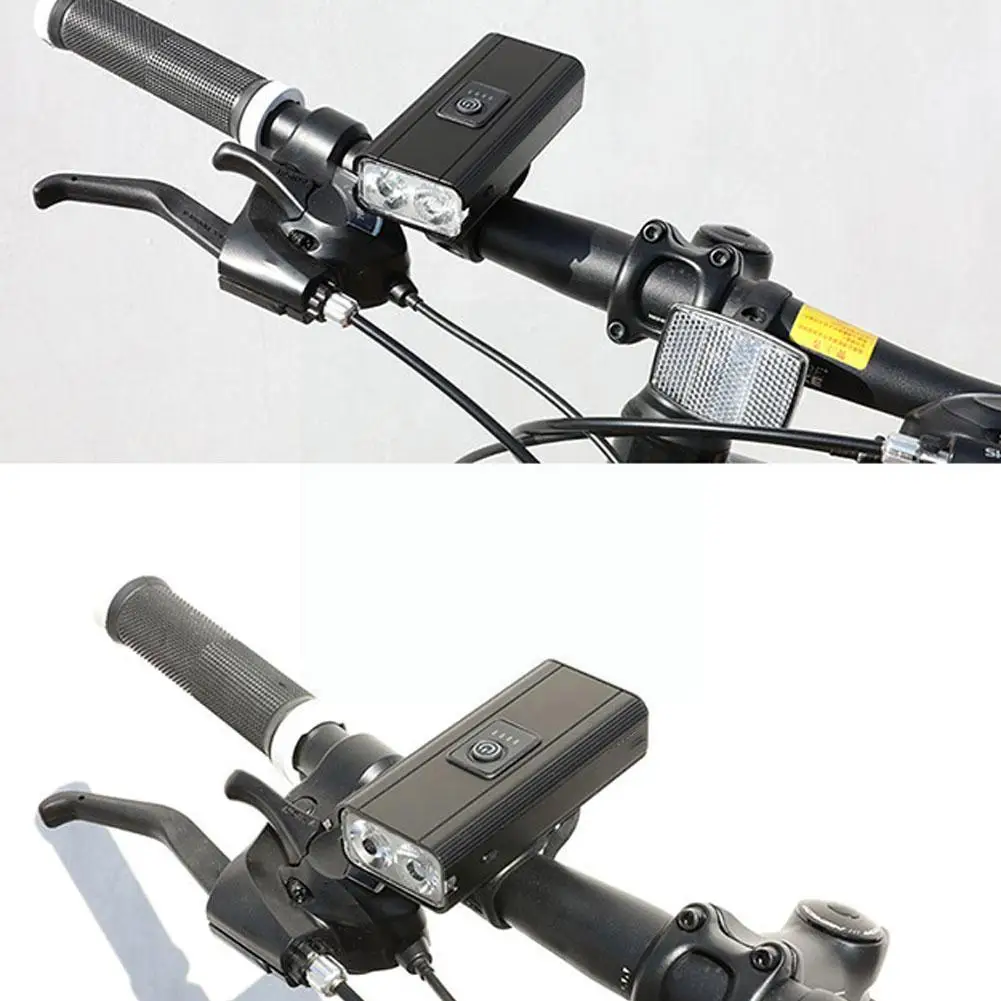 

Велосипедный светодиодный передний фонарь T6, зарядка через Usb, водонепроницаемый светильник для горных велосипедов, фара для велосипеда, ак...