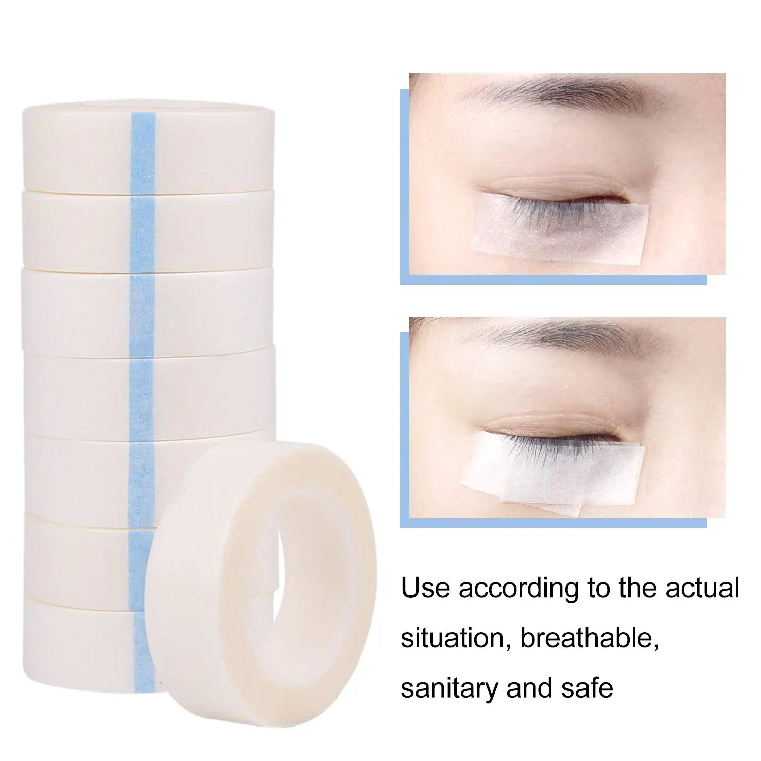 Eyelash Extension Supplies Kit for Beginner Mascara Wands Applicator Microbrush Tweezers Glue Ring Eye Pad Lash Accessories images - 6