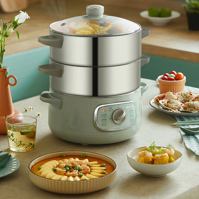 

Электрическая Пароварка, бойлеры большой емкости для завтрака, умные паровые рисовые бойлеры, многофункциональная посуда GTJ50