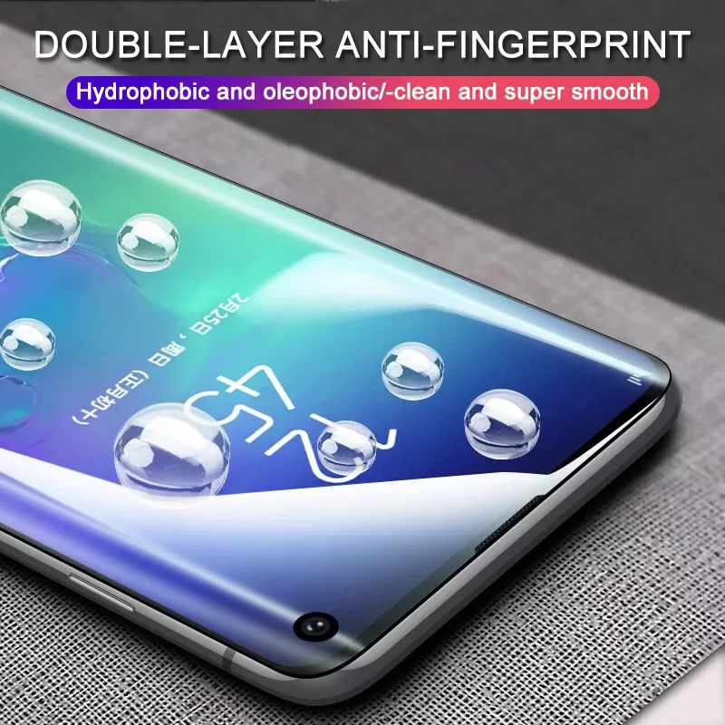 

Full Cover Screen Protector For Samsung Galaxy S10 S9 S8 S20 Plus Ultra S10E Hydrogel Film on For Note 20 10 9 8 Plus Film