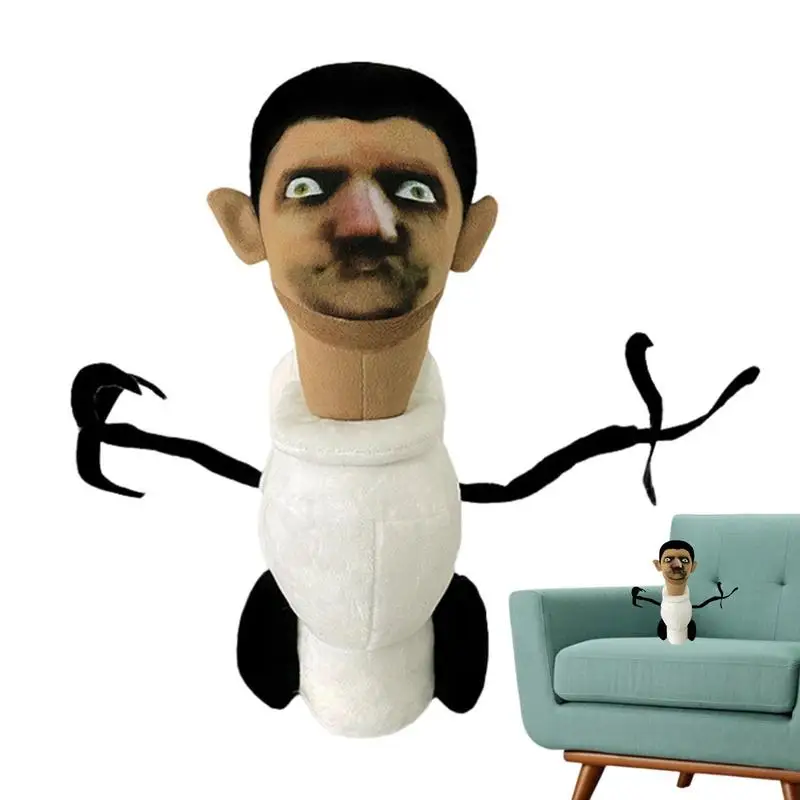 

Skibidi плюшевая игрушка для туалета смешной аниме лыбиди Туалет человек кукла мягкая игрушка Дети День рождения Рождественский подарок Дети Популярные игрушки 2023