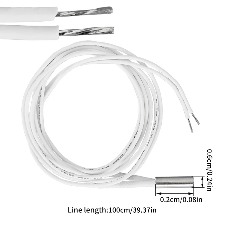 Кабель 1 м для нагревательного картриджа KP3S / нагревательная трубка