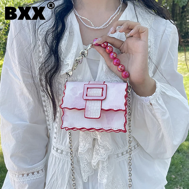 

[BXX] Mini Cute Candy Color Handbag For Women 2023 New Fashion Design Crossbody Shoulder Bag Female Travel Travel Bags 8CY25