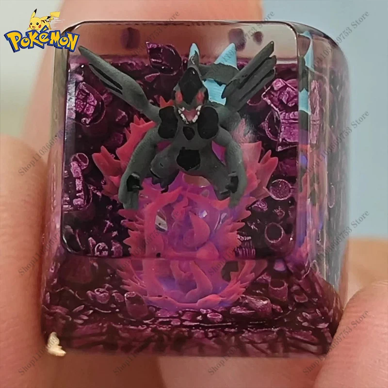 Колпачок для ключей из смолы Pokemon Tao Trio Reshiram Zekrom Kyurem Groudon Kyogre Rayquaza индивидуальная