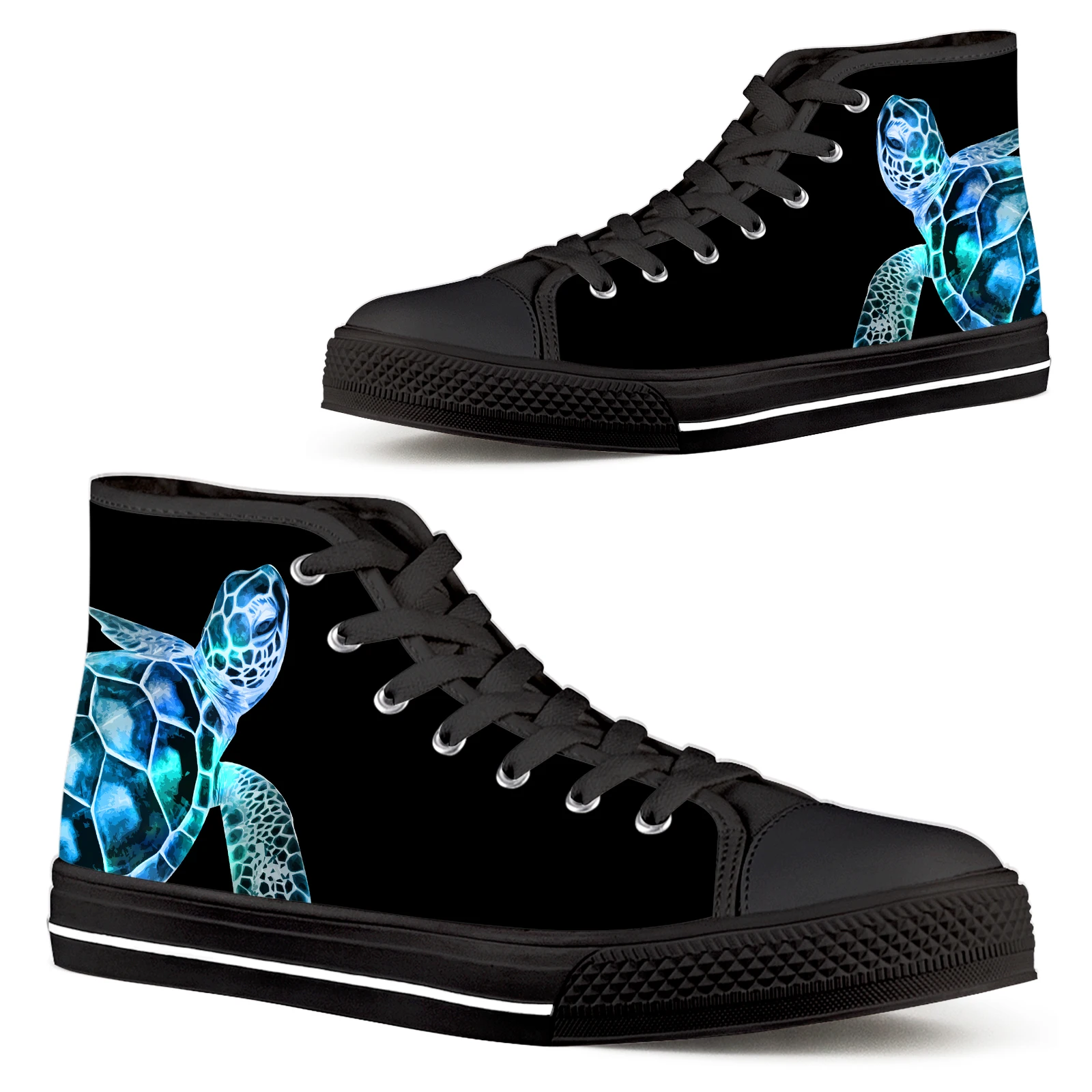 Comfort Lace Up High Top Ladies Vulcanized Shoes