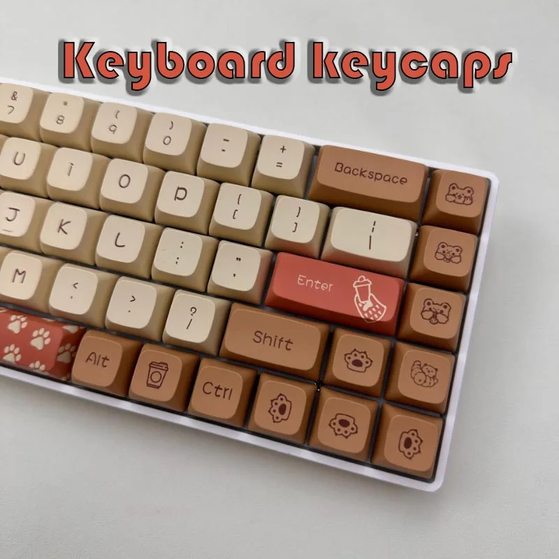 

156 Keys Dream Pink Girl Theme PBT Keycaps MDA Profile Keycaps for Mechanical Keyboard Custom Personalise Keycap