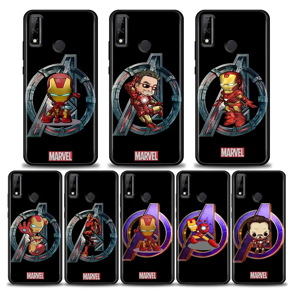 

Marvel Cartoon Iron Man Phone Case for Huawei Y9 2019 Y6 Y7 Y6p Y8s Y9a Y7a Mate 40 20 10 Pro Lite RS Soft Silicone Case