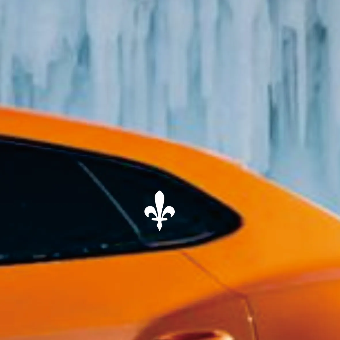 Наклейка На автомобиль Zlatni Ljiljan забавная Виниловая водонепроницаемое украшение