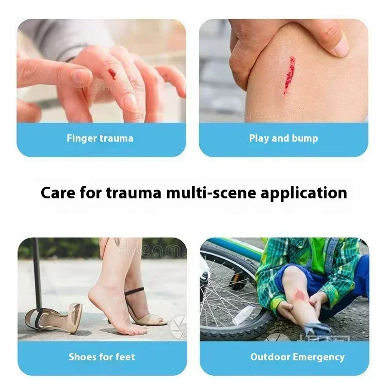 120 шт. прозрачные водонепроницаемые полоски для ран повязка изогнутые пластыри