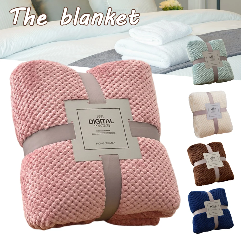 Однотонное одеяло, стильное Клетчатое одеяло для дивана, кровати ...