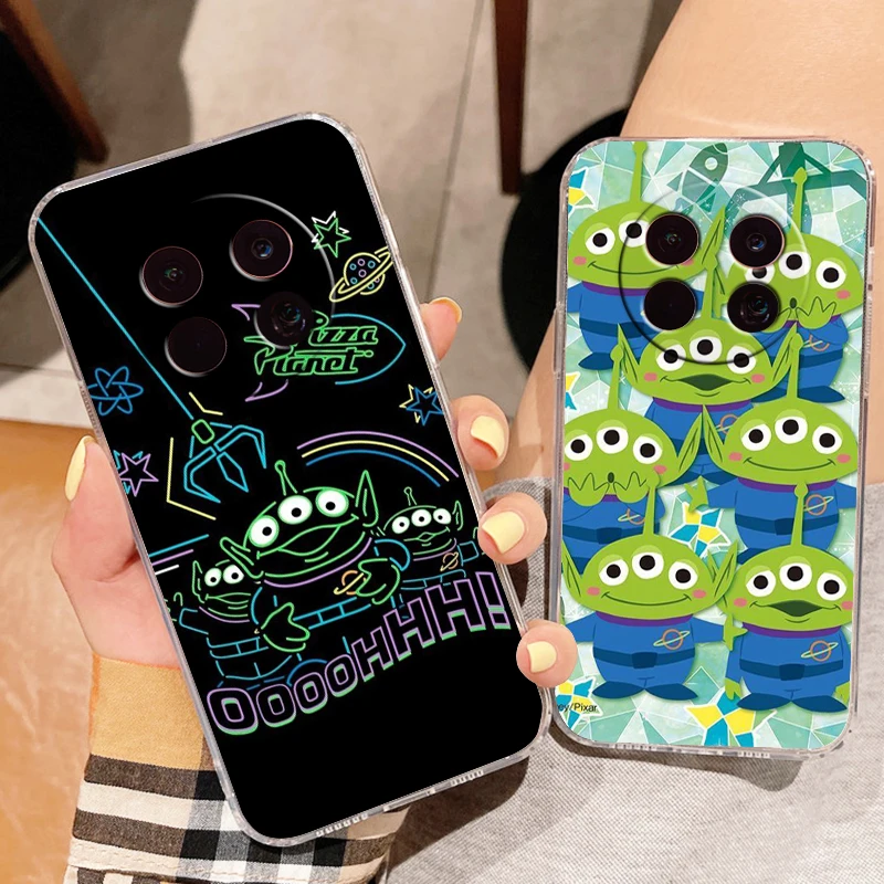 

Toy Story Cute Alien For Huawei P50 P40 P30 P20 Lite 5G Nova Plus 9 SE Pro 5T Y9S Y9 Prime Transparent Phone Case