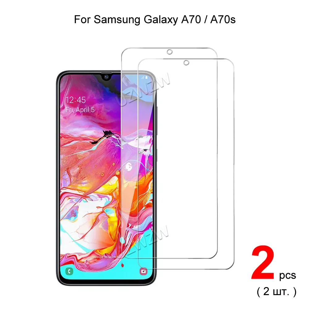 

For Samsung Galaxy A70 A70s Tempered Glass Screen Protectors Protective Guard Film HD Clear