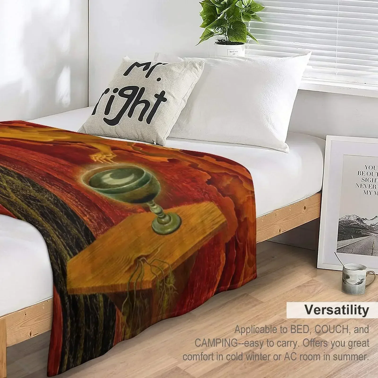 Одеяло Being Born Again от Remedios Varo декоративное одеяло для диванов рождественские