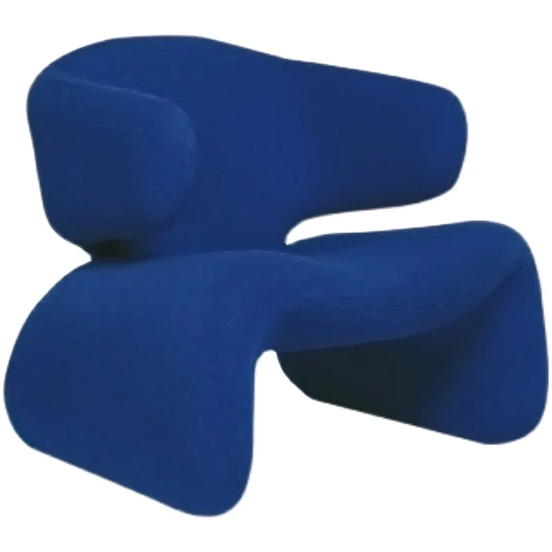 

Italian Fabric Single Sofa Light Luxury Modern Art Creative Design Living Room Chair for Balcony Model Room