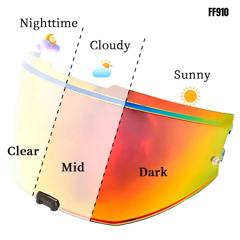 

Визор для мотоциклетного шлема LS2 FF910, откидной, ветрозащитный, с защитой от УФ-излучения и наклейками против запотевания, аксессуар для мотошлема