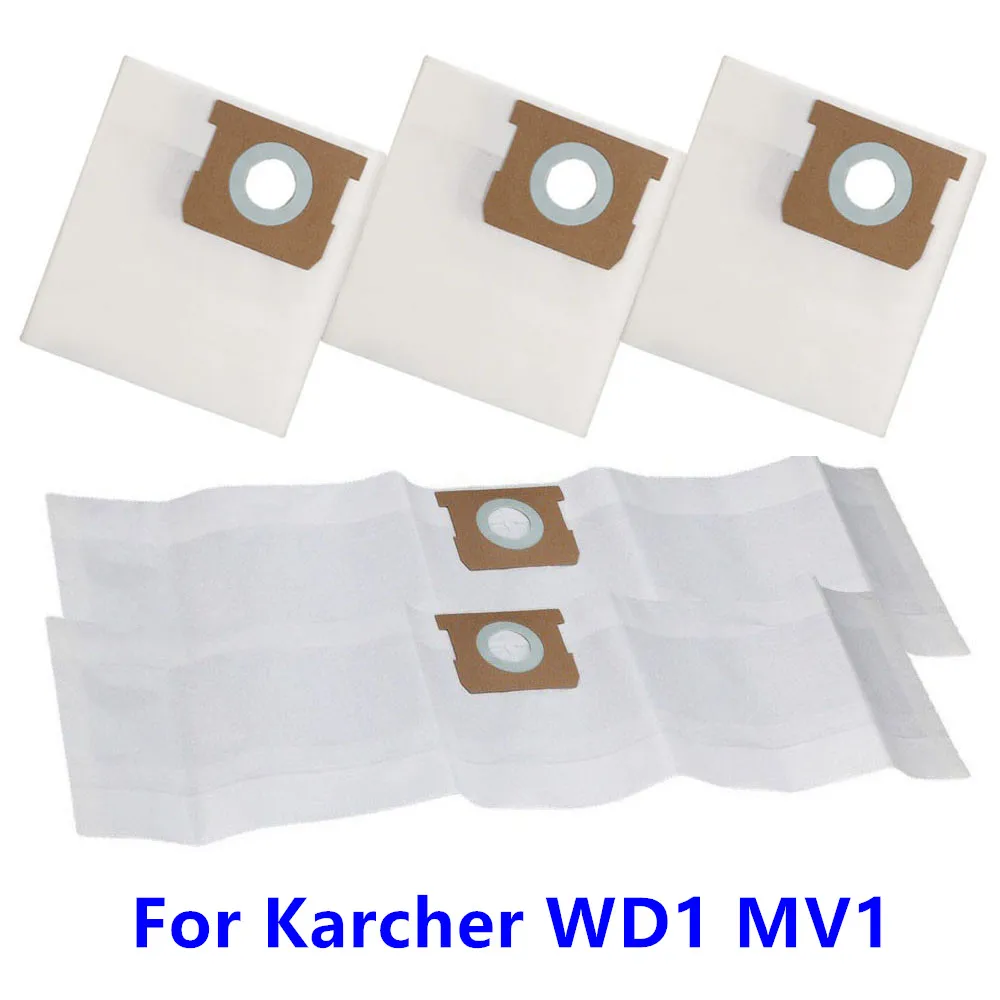 Пылесборники для Karcher WD1 MV1 мешки сбора пыли влажные и сухие детали 5 шт.
