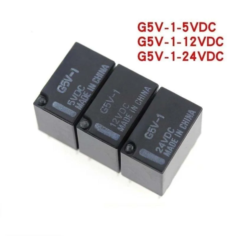 

5PCS Relay G5V-1-5VDC G5V-1-12VDC G5V-1-24VDC DC 3V 12V 24V