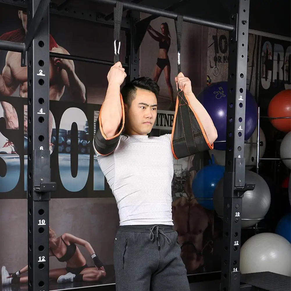 

Fitness Abdominal Hanging Belt ABS Training Straps Muscle Belt Up Workout Training Pullup Sit Support Up Equipment Exercise G1O4