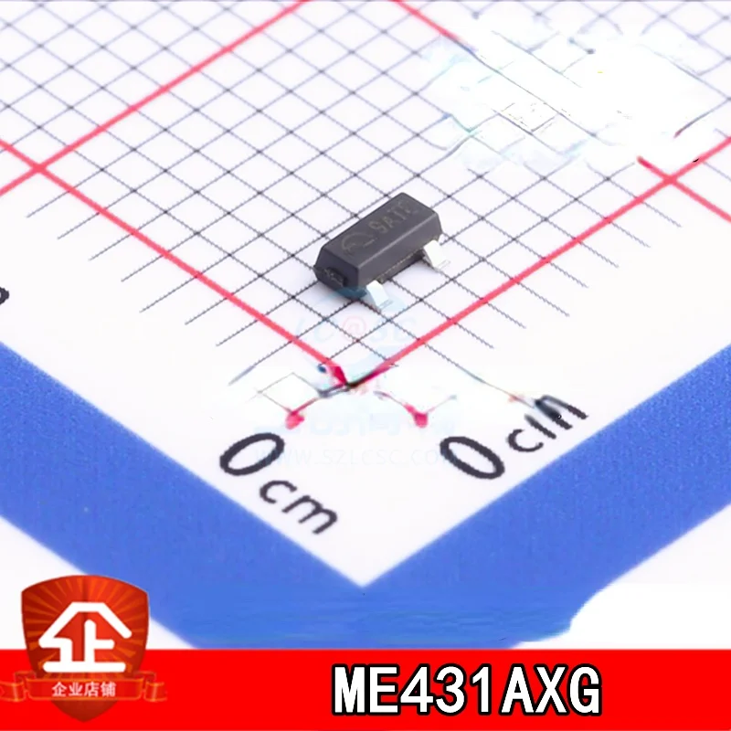 

10pcs New and original ME431AXG ME431A Screen printing:9A** SOT-23 Voltage reference chip 0.4% ME431AXG SOT-23 9A** ME431A
