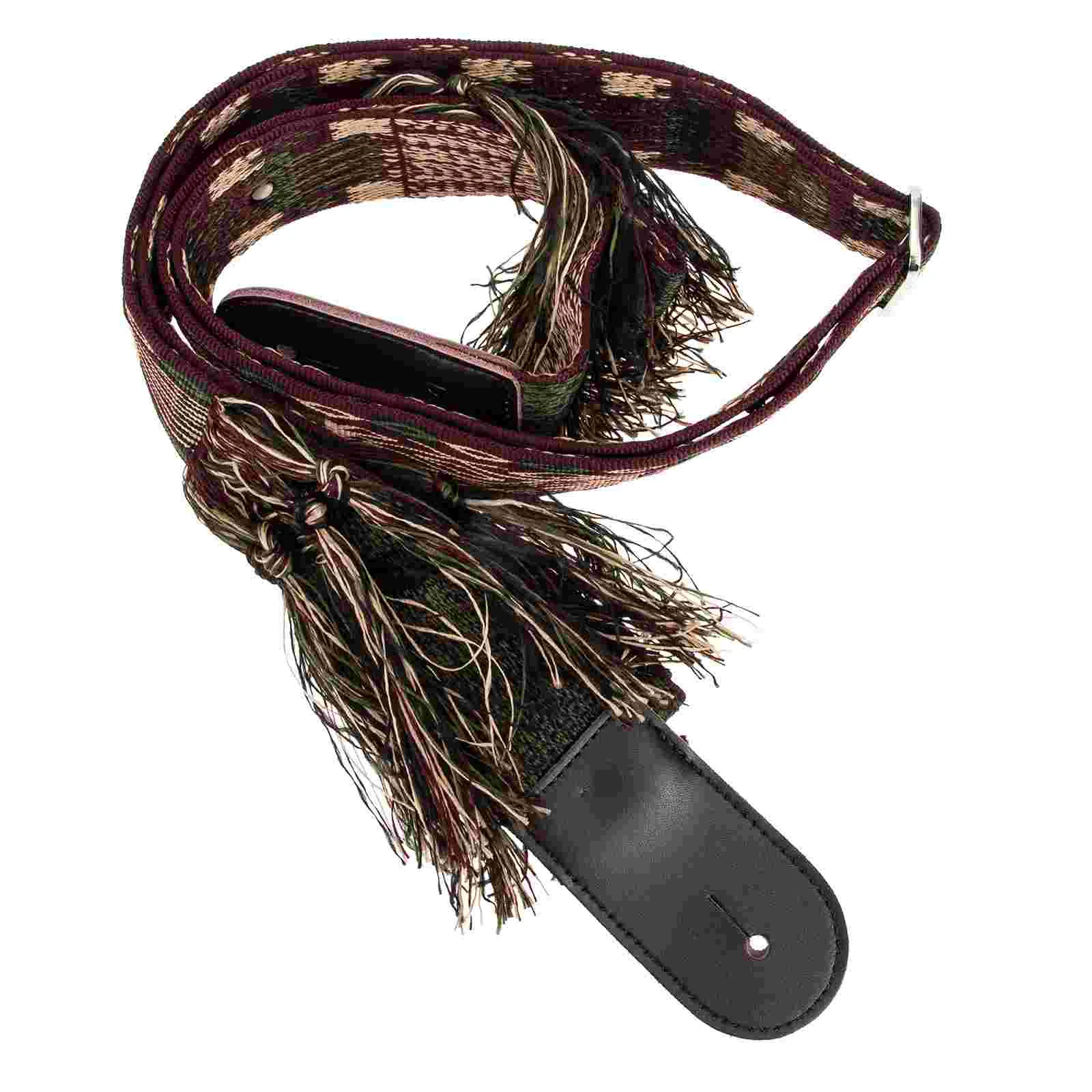 

Indian Style Electric Guitar Belt Decorative Guitar Strap Creative Guitar Accessory