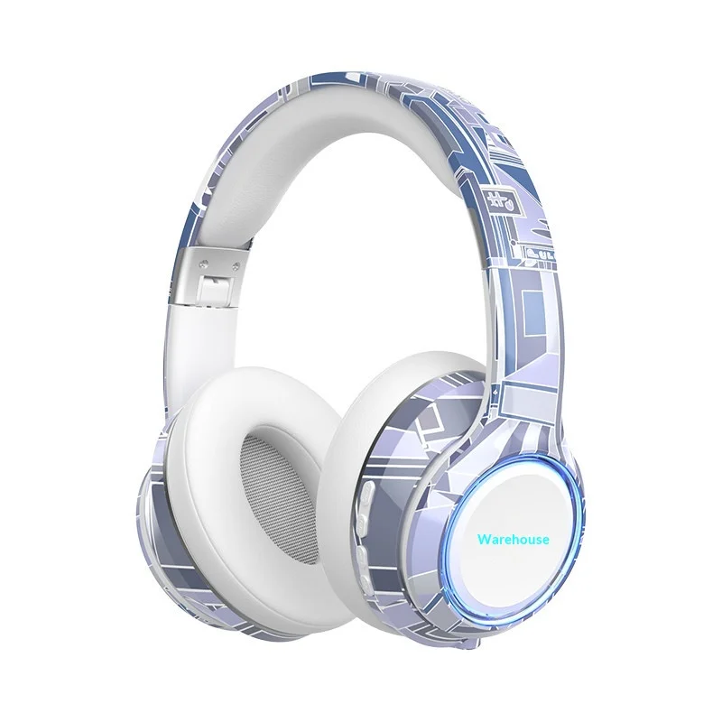 Беспроводные Bluetooth-наушники Z Over Ear с LED-подсветкой для геймеров, с микрофоном, поддержкой SD-карты, проводные и беспроводные, для ПК, компьютера, мобильного телефона, унисекс (art.: 3920dbd644c28) - 3920dbd644c28
