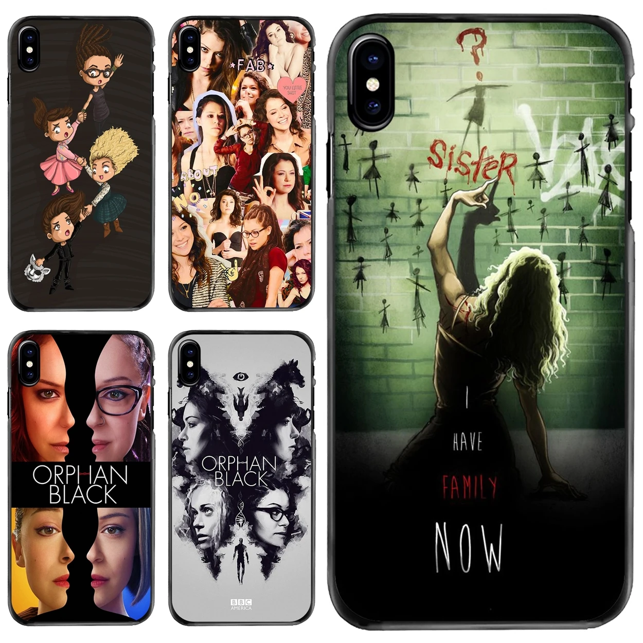 

Hard Case Cover For Apple iPhone 11 12 13 14 Pro MAX Mini 5 5S SE 6 6S 7 8 Plus 10 X XR XS Orphan Black Tatiana Maslany Dylan