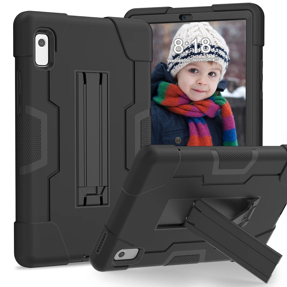 

For Lenovo Tab M9 Case 9.0 2023 TB-310FU M9 9" Tablet Funda Kids Cases Heavy Duty Shockproof Hybrid Rugged Cover with Kickstand