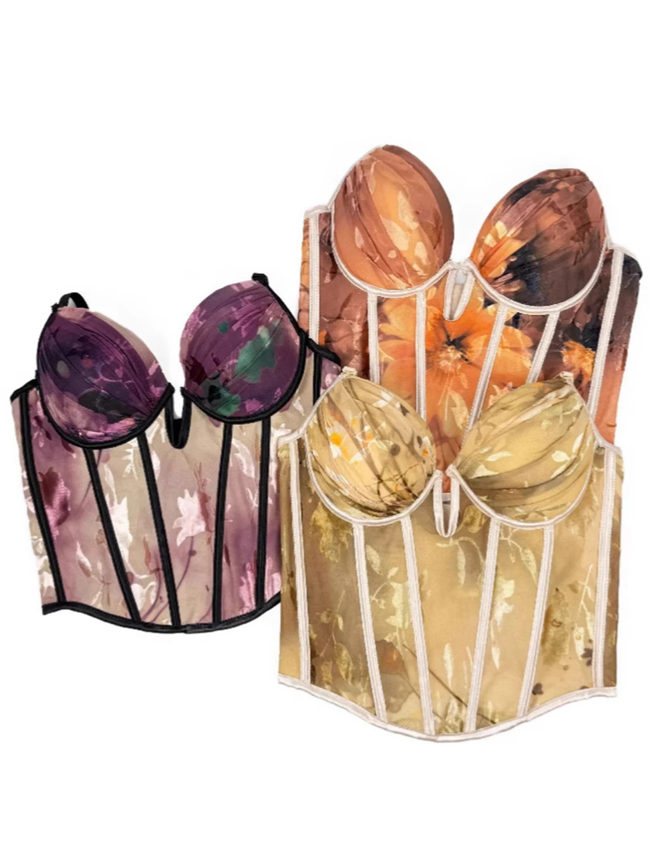 Женский укороченный топ на бретелях