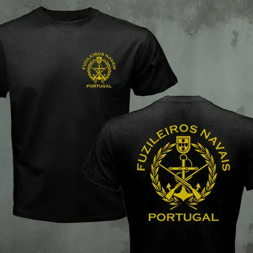 

Portuguese Marine Corps Navy Corpo De Fuzileiros Special Forces Military Men T-shirt Short Casual 100% COTTON O-Neck Shirts