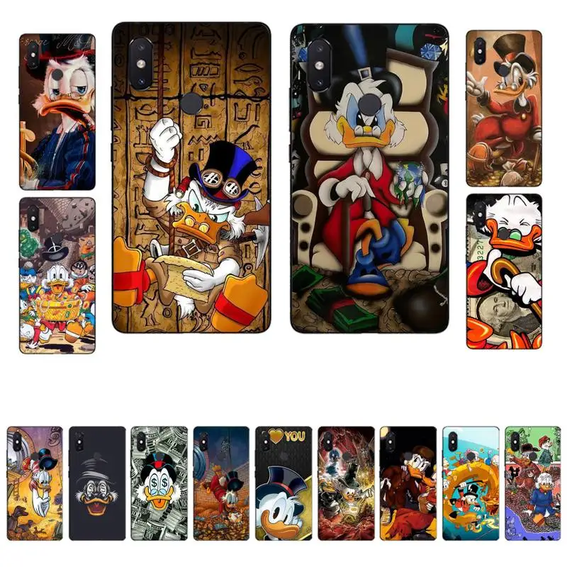 

Disney Scrooge McDuck Phone Case for Xiaomi mi 5 6 8 9 10 lite pro SE Mix 2s 3 F1 Max2 3