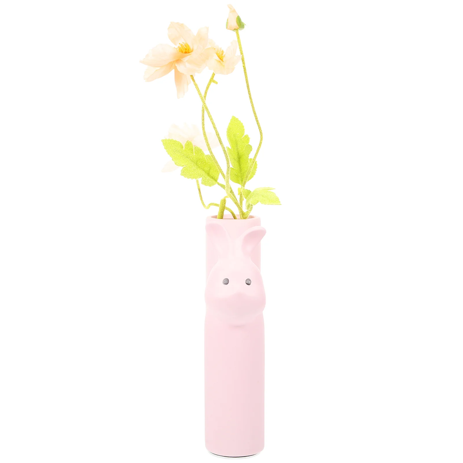 

Desktop Ceramic Vase Rabbit Shape Vase Flower Arranging Holder Dried Flower Vase