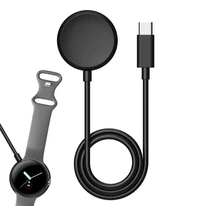 

Беспроводное зарядное устройство для часов USB C, зарядный кабель для часов Google Pixel, порт Type C, магнитное быстрое зарядное устройство для часов
